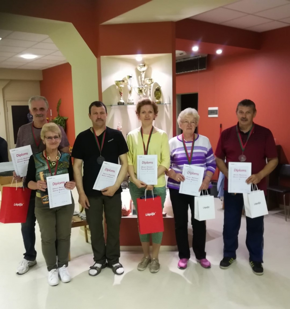 Noslēdzas Liepājas 2019. gada jauktās dubultspēles novusā