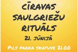 Cīravā notiks Saulgriežu rituāls