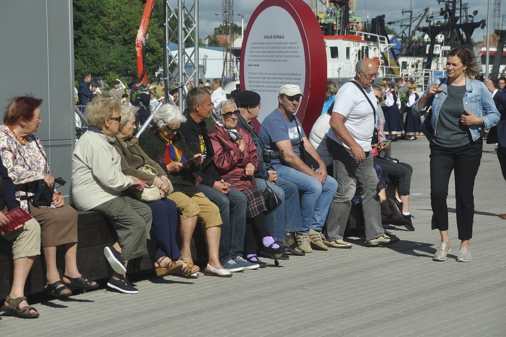 FOTO: Kuģa “Saratov” sagaidīšanai Liepājā – 100