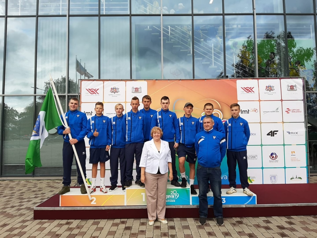 Priekules novada jauniešu starts Latvijas Jaunatnes olimpiādē