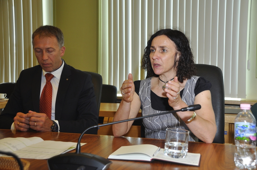 Liepāju apmeklē izglītības ministre Ilga Šuplinska 