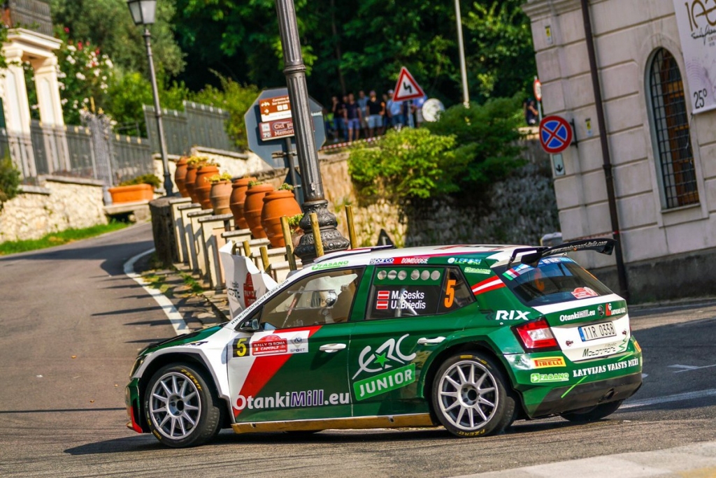 Seska ekipāžai astotā vieta ERČ posmā Romā