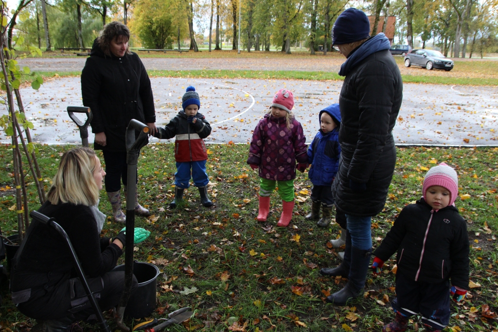 FOTO: Atjauno stādījumus Dunalkas parkā