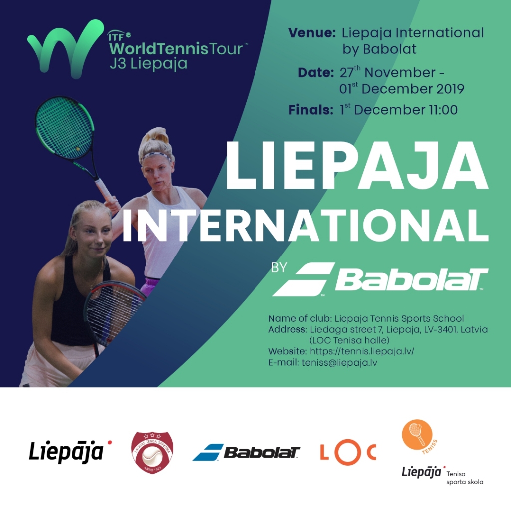 Liepājā starptautiskas ITF tenisa sacensības pulcēs sportistus no daudzām pasaules valstīm