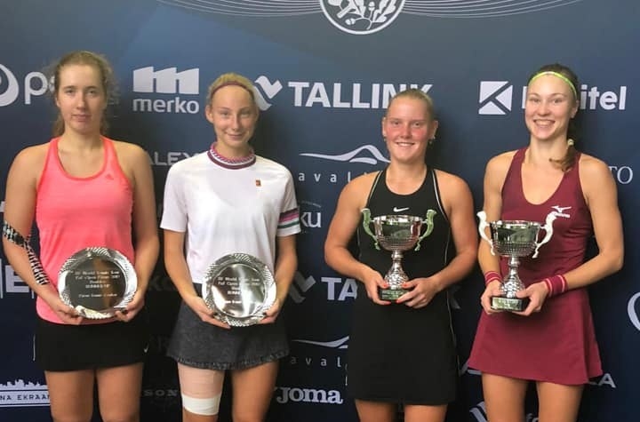 Liepājas tenisiste Patrīcija Špaka izcīna otro vietu ITF dubultspēļu turnīrā Pērnavā