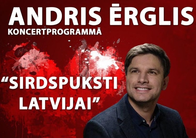 Andris Ērglis ar koncertprogrammu "Sirdspuksti Latvijai"