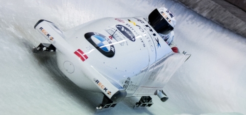 Ar neticamu ātrumu Ķibermaņa bobsleja četrinieks ar Matīsu Mikni sastāvā trešais Vinterbergā