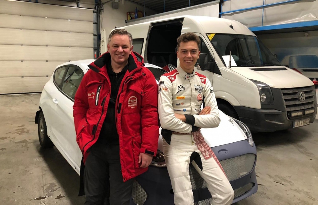 Liepājas rallists Mārtiņš Sesks pirms WRC sezonas aizvada treniņus Somijā