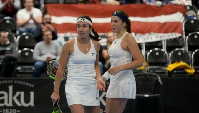 Sevastova un Ostapenko aizvadīs pirmos dueļus Federāciju kausā