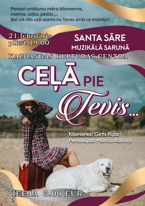 Santas Sāres koncertprogramma “Pie Tevis”