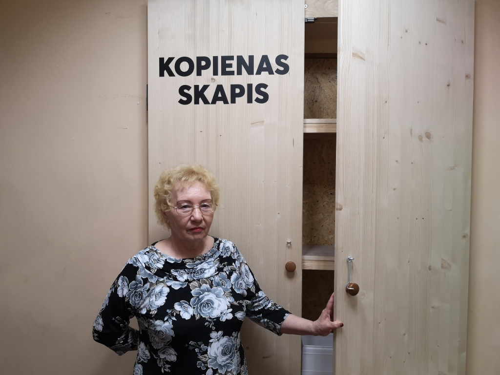 Grobiņā pieejams Kopienas skapis