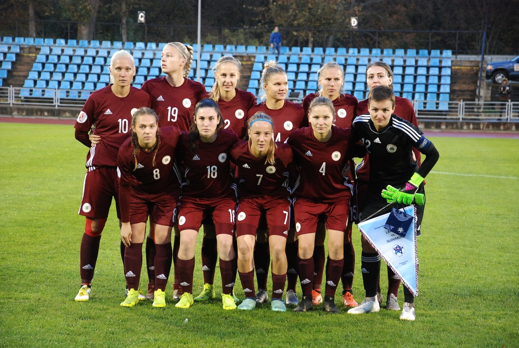 Latvijas sieviešu futbola izlase EČ kvalifikāciju turpinās septembrī pret Islandi