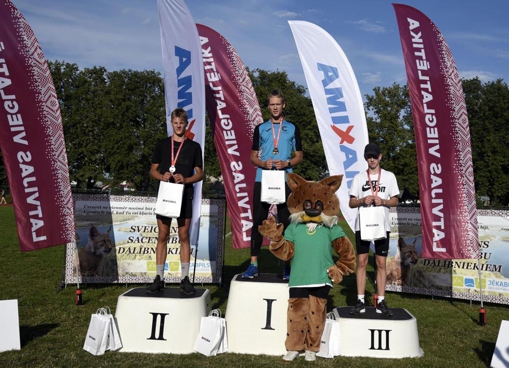 Liepājniekiem medaļas Latvijas U16 čempionātā vieglatlētikā