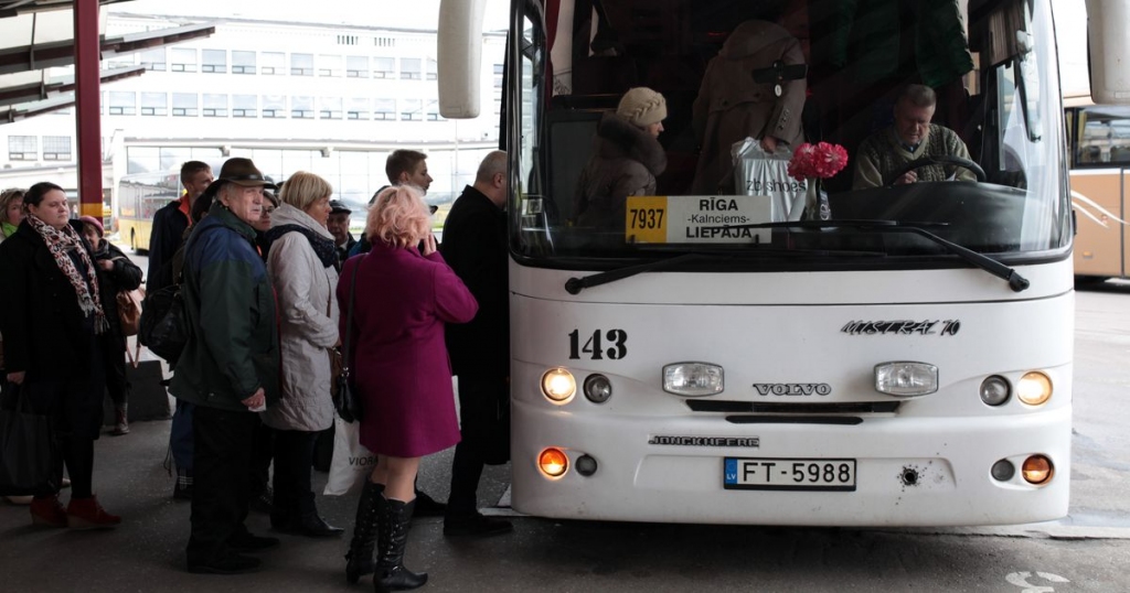 Ar Covid-19 sasirgušais braucis autobusā Liepāja-Rīga un Rīga-Kalnciems-Liepāja