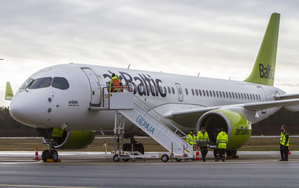 "airBaltic" maija sākumā plāno atsākt lidojumus uz Liepāju